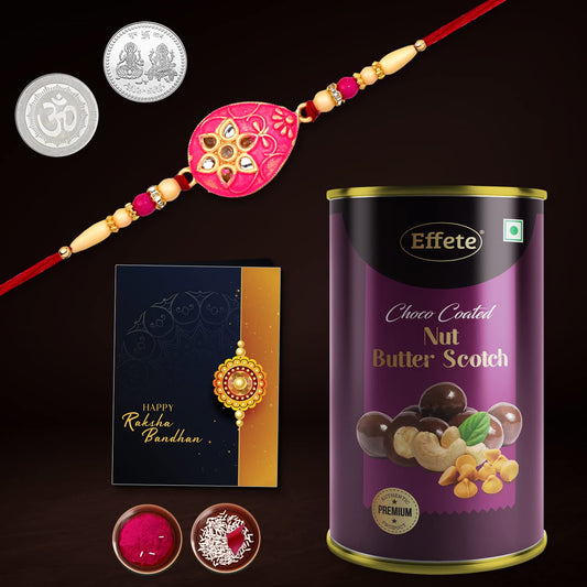 (K1_13_bs Multicolor Braceletrakhi  Chocolate Butter Scotch  Mor Rakhi  Peacock Rakhi  Stone Rakhi   Rakhi For Brother With Gift  Bracelets For Men Stylish  Rakhi Combo For Brother